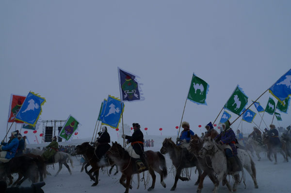 2012內蒙古冬季那達慕文化節激情上演