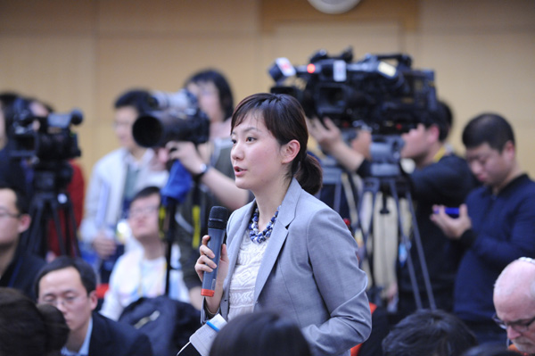 香港衛視記者提問