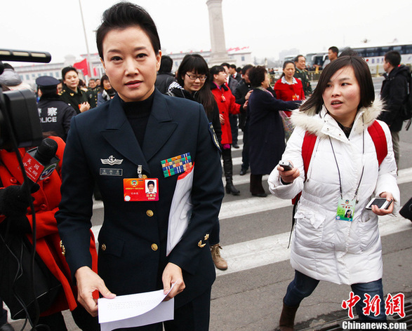 警察在天安門廣場執勤