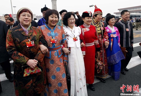 警察在天安門廣場執勤