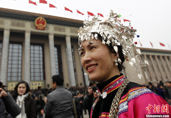 警察在天安門廣場執(zhí)勤