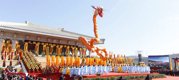 壬辰年清明公祭軒轅黃帝典禮舉行 萬人共祭始祖