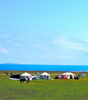 最美時節騎行青海湖 懷舊洛賓曲