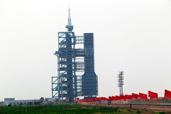 神舟九號(hào)靜待發(fā)射