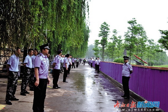 “滑水賽”安保力量