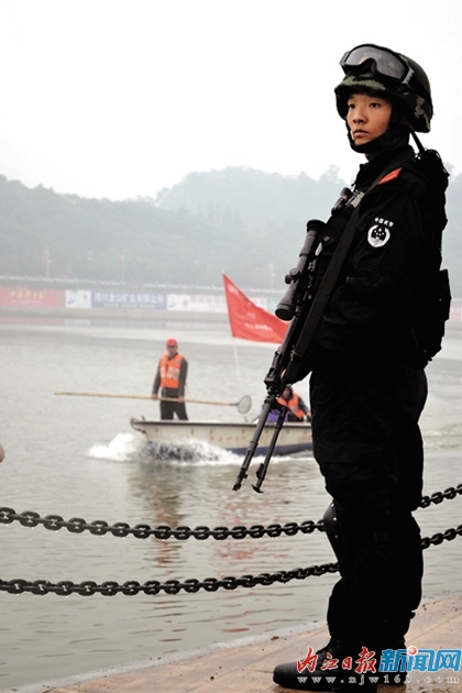 “滑水賽”安保力量