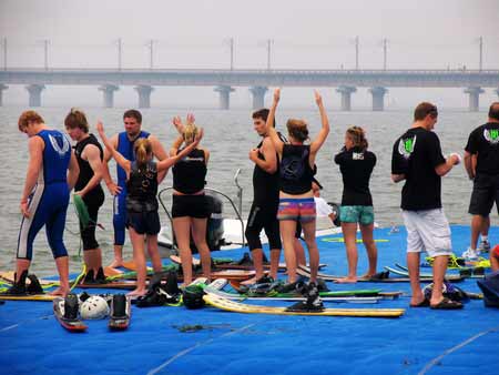 澳大利亞隊沂河試水