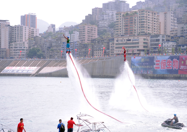 2013年中美澳藝術滑水對抗賽分站賽精彩瞬間