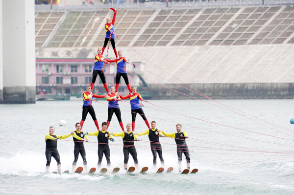 2013年中美澳藝術滑水對抗賽分站賽精彩瞬間