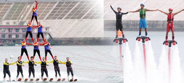 2013年中美澳藝術滑水對抗賽分站賽精彩瞬間