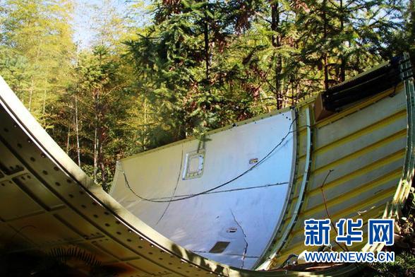 “嫦娥三號”月球探測器整流罩殘骸墜落江西遂川
