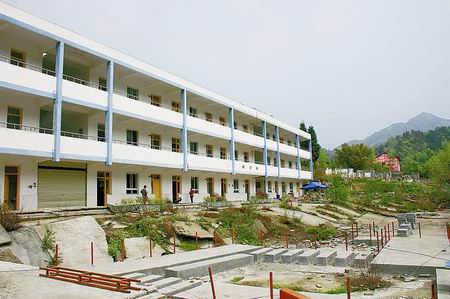 當年“最牛教學樓”現在是學習地震避險的場所