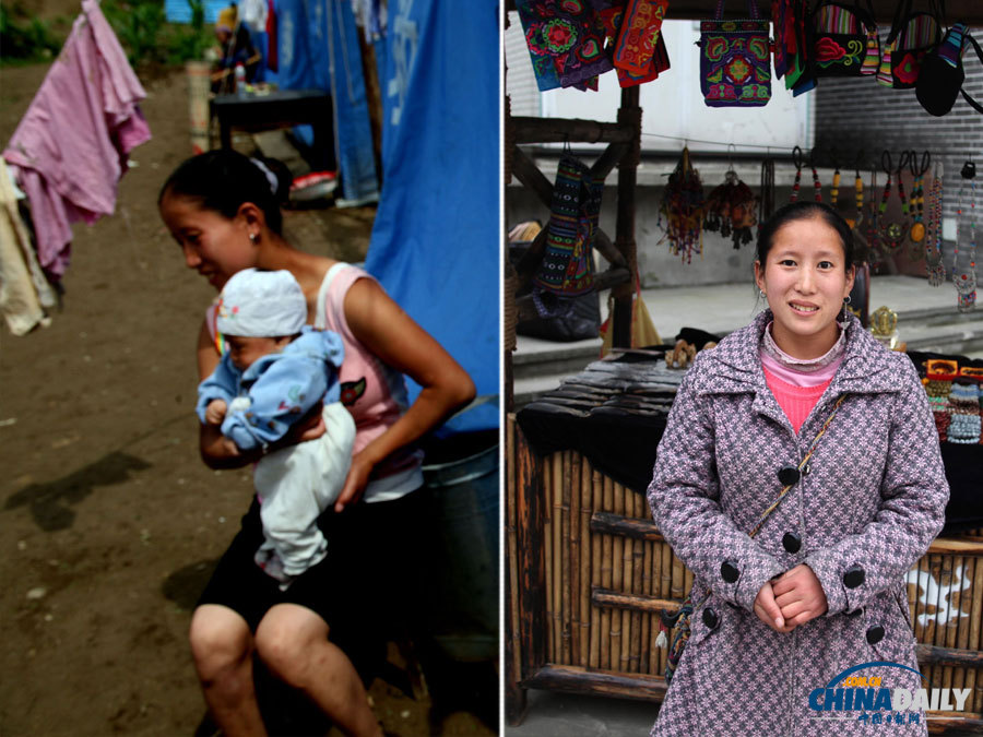 汶川這五年--今昔對比 浴火重生