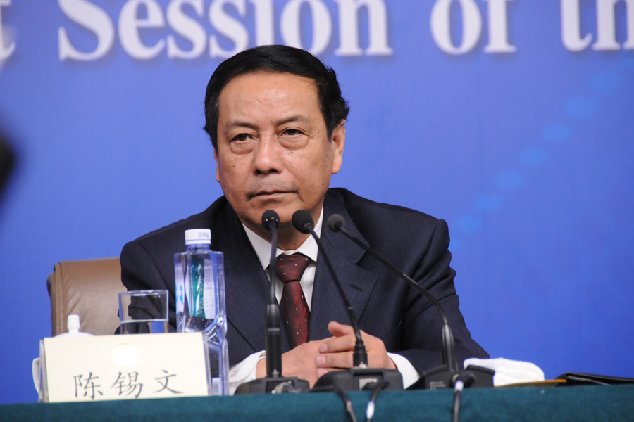 全國政協委員、中央農村工作領導小組副組長陳錫文