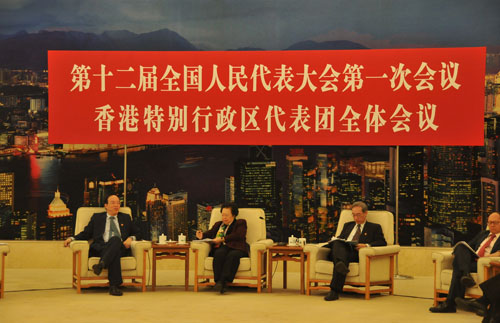 香港代表團向媒體開放