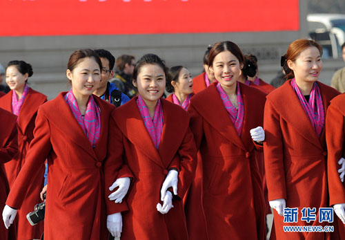 廣場(chǎng)上的美麗綻放