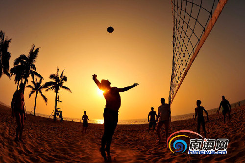 組圖：樂東風光引人醉 龍沐灣落日美景