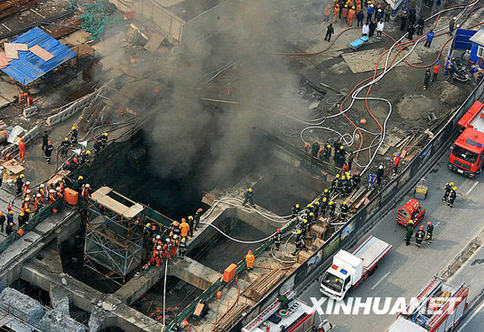 上海軌道交通11號線工地發(fā)生火災