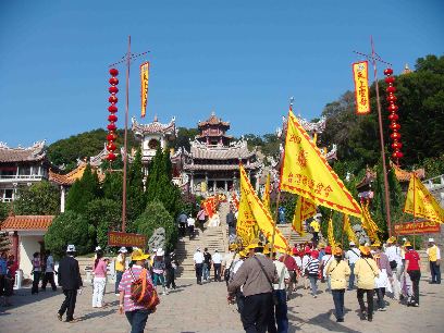 臺灣媽祖信眾海上直航莆田湄洲島謁祖進香
