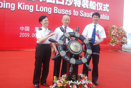 大金龍120輛大型客車(chē)出口沙特