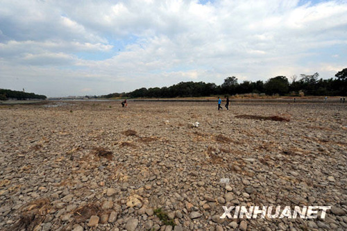 桂林旱情嚴重 漓江水景難覓