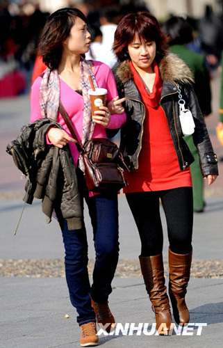 長(zhǎng)沙氣溫驟升 冬暖如春