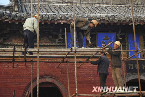 河南淮陽太昊陵開始搶救性修繕