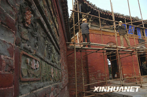 河南淮陽太昊陵開始搶救性修繕