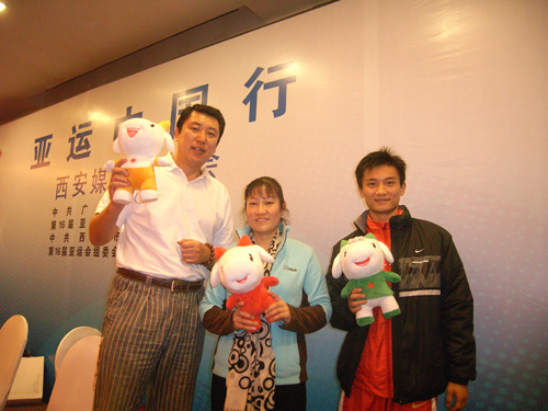 三秦大地掀起亞運熱潮