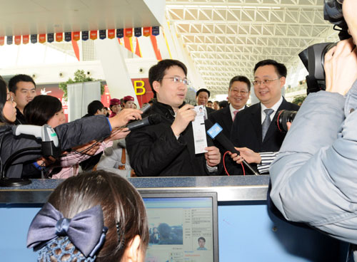 南航“武廣空中快線”正式開通