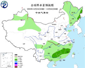 寒潮天氣影響我國大部 東北等地有大到暴雪