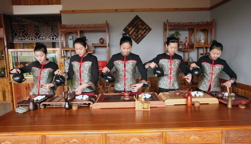 排練茶藝備戰世博