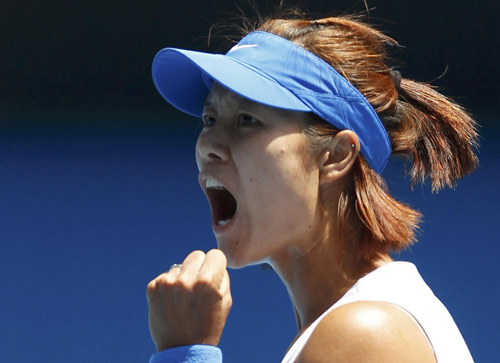 李娜絕境反擊逆轉大威 首次殺入澳網4強