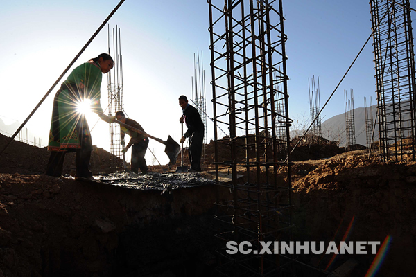 四川省汶川縣:震后新生蘿卜寨