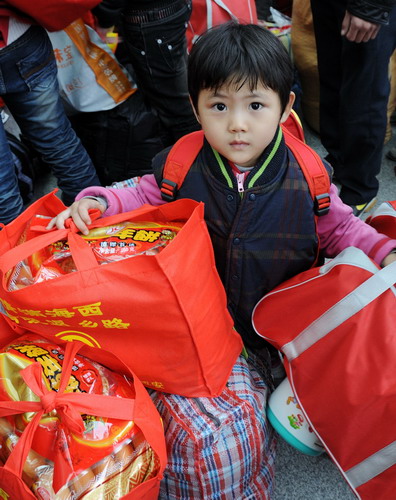 福州開出春運首趟外來務工人員專列