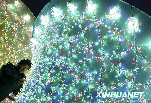 “世博花燈”揚州試燈