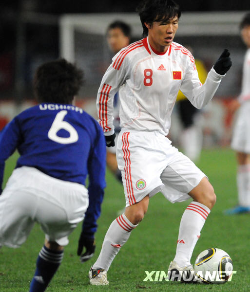 男足東亞四強賽：中國隊戰(zhàn)平日本隊