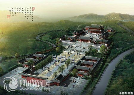 都江堰斥資28億元重建古城區 將現古城樓(圖)