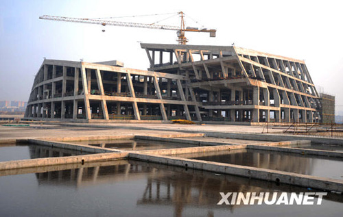 長(zhǎng)沙“兩館一廳”建筑群初顯雛形