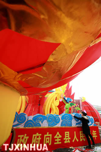 天津：元宵近了花燈俏