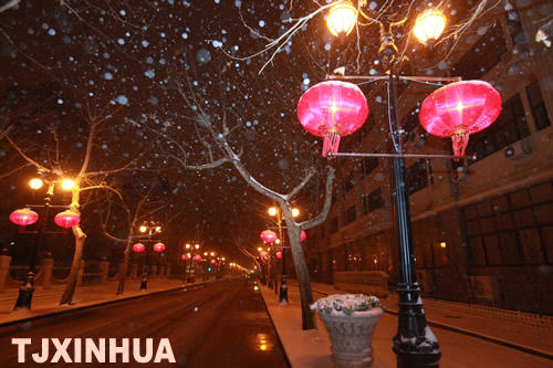 天津：歡慶元宵節(jié) 瑞雪兆豐年