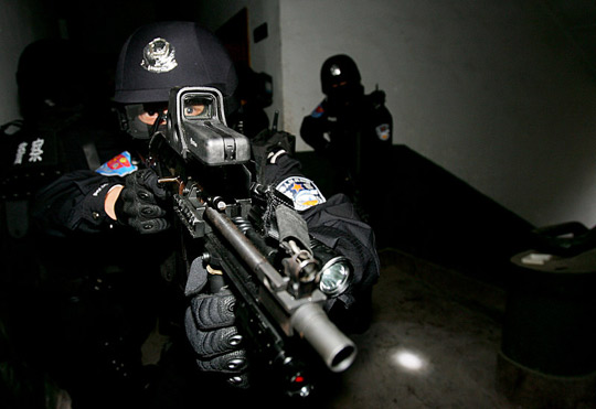 重慶“獵豹”反恐突擊隊首次亮相(圖)