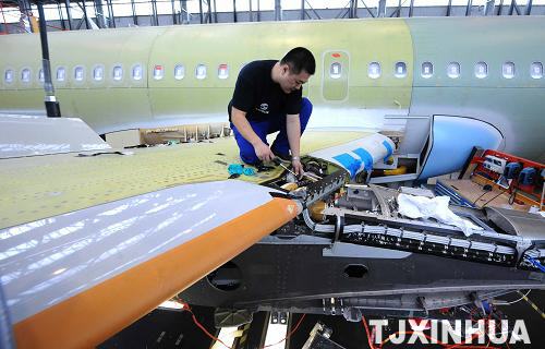 空客A320首次裝上中國(guó)“翅膀”