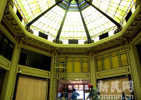 重修后的和平飯店本月28日內部試運營