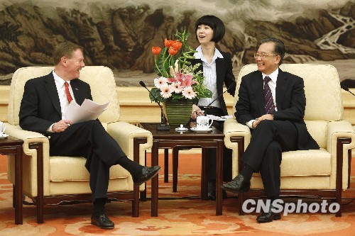 溫家寶:中國將加大進口美國產品