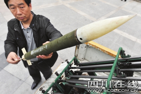 成都昨再次人工降雨 揭秘增雨高炮上天全過程