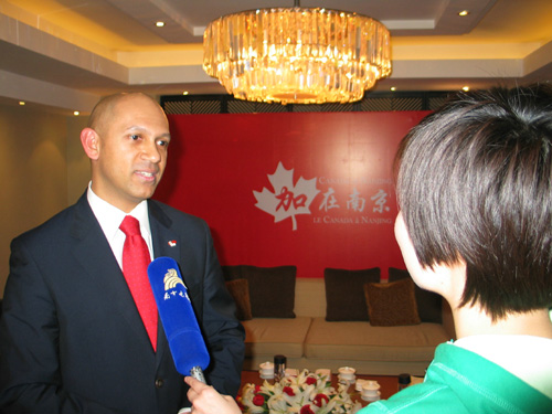 加拿大貿(mào)易辦事處落戶南京（圖）