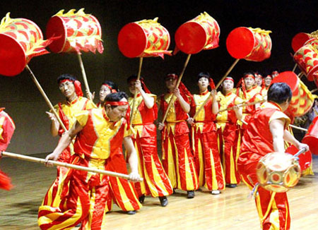 昆山民間舞龍手備戰世博會