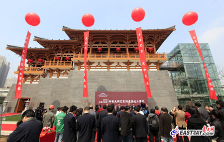世博會(huì)陜西館今日竣工 “大明宮”登陸上海灘