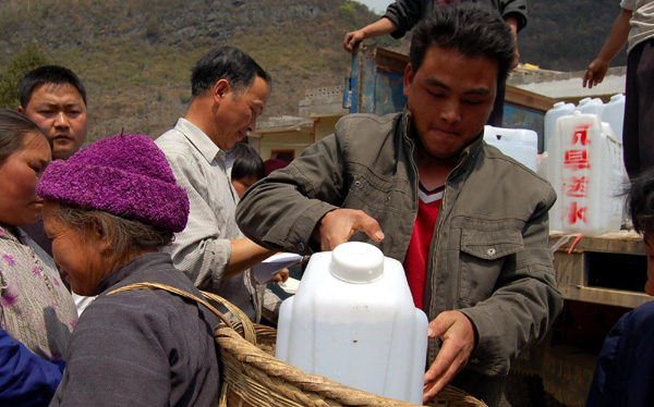 廣西樂業旱情嚴重